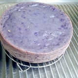 炊飯器とＨＭで焼く、紫芋のケーキ